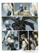 Planche originale d'ILLEIN De l'autre côté du miroir par ARINOUCHKINE planche originale 51.